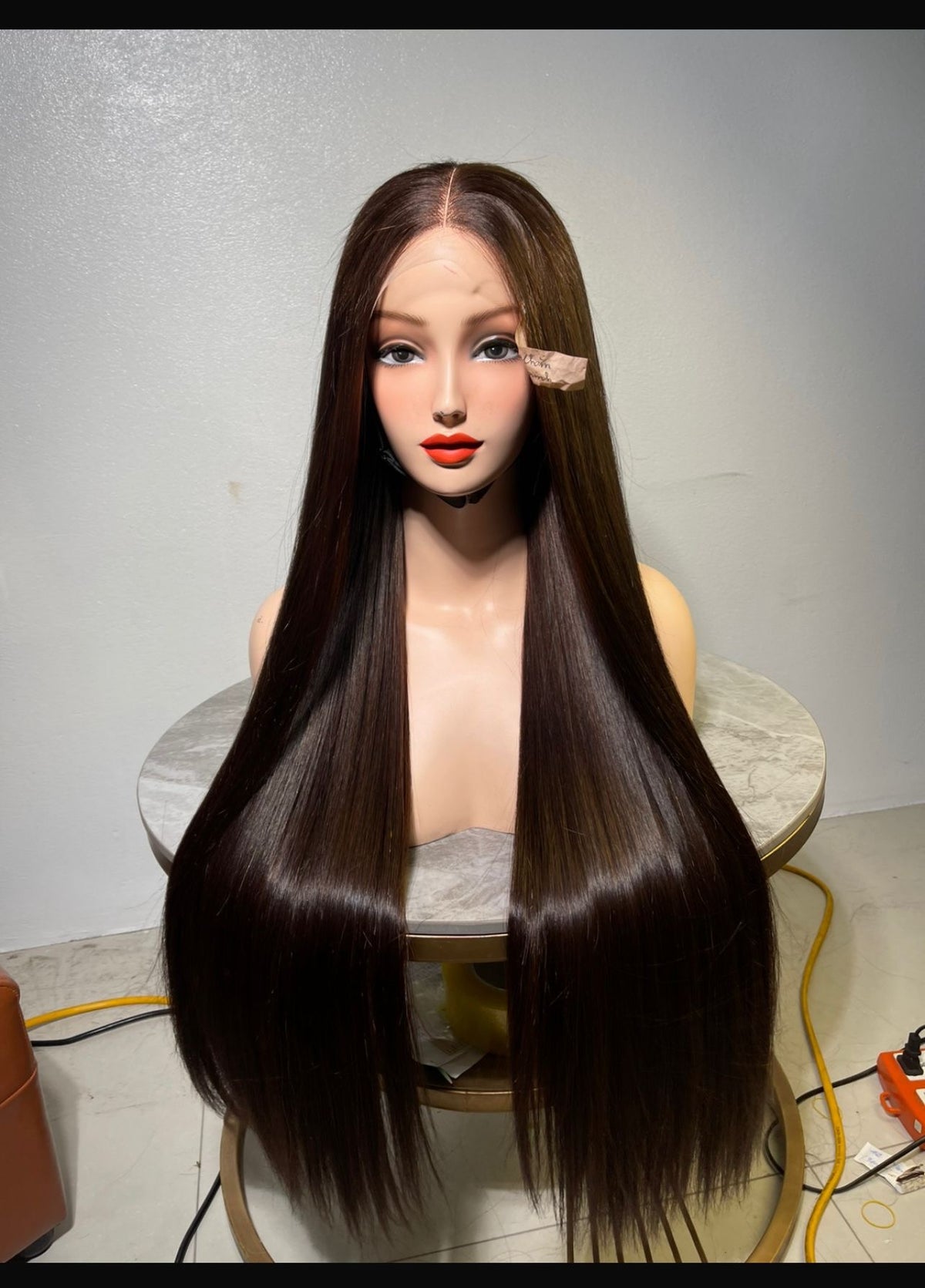 OV LUXE Premium Bone Straight 5x5 Closure Wig