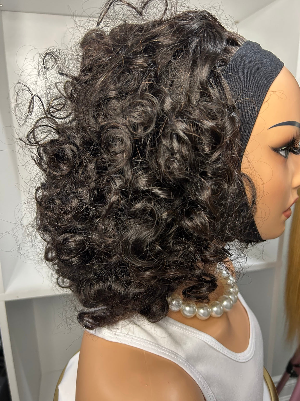 Classic Curls Band Wig
