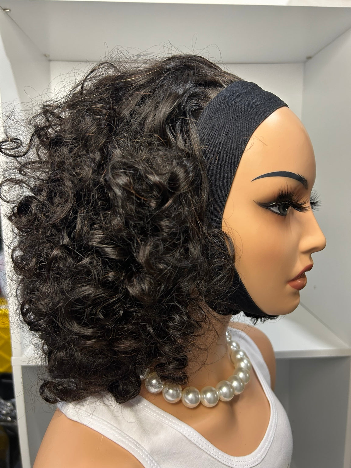Classic Curls Band Wig