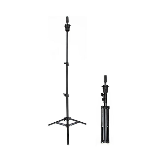 Wig Stand Tripod,Adjustable Mannequin Head Stand, Wig Head,And Canvas Block Head Stand for Training Heads(43.3in and19.6in )