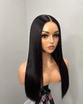 Luxury Bone Straight 5×5 Closure Wig – 220g