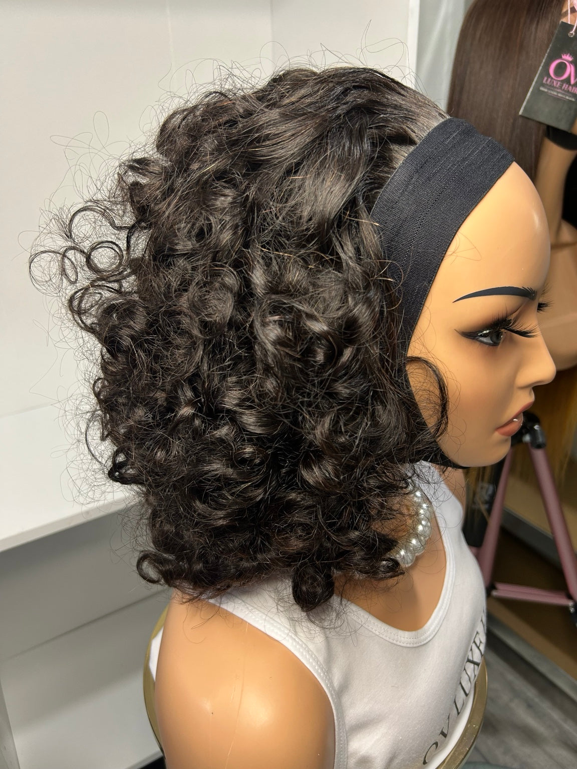 Classic Curls Band Wig